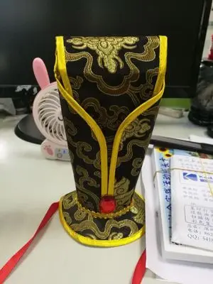 Древний китайский мужской головной убор для косплея Hanfu Hair Acessory для костюмированных костюмов головной убор - Цвет: Цвет: желтый