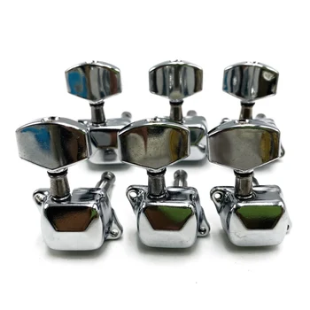 

Electric Parts Replacement Musical Instrument Accessories 6pcs Guitar Head Semi Closed Guitar Tuning Peg Keys Tuners Machine