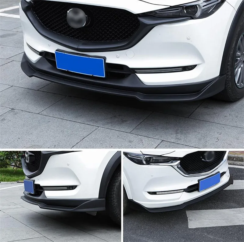 CEYUSOT для обвеса переднего бампера передний бампер для губ mazda CX-5 19 ABS передний бампер черный Накладка аксессуары mazda cx5