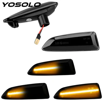

2pcs Flowing Turn Signal Light Dynamic LED Side Marker Lights For Opel Vauxhall Astra J K Crossland X Grandland Insignia B