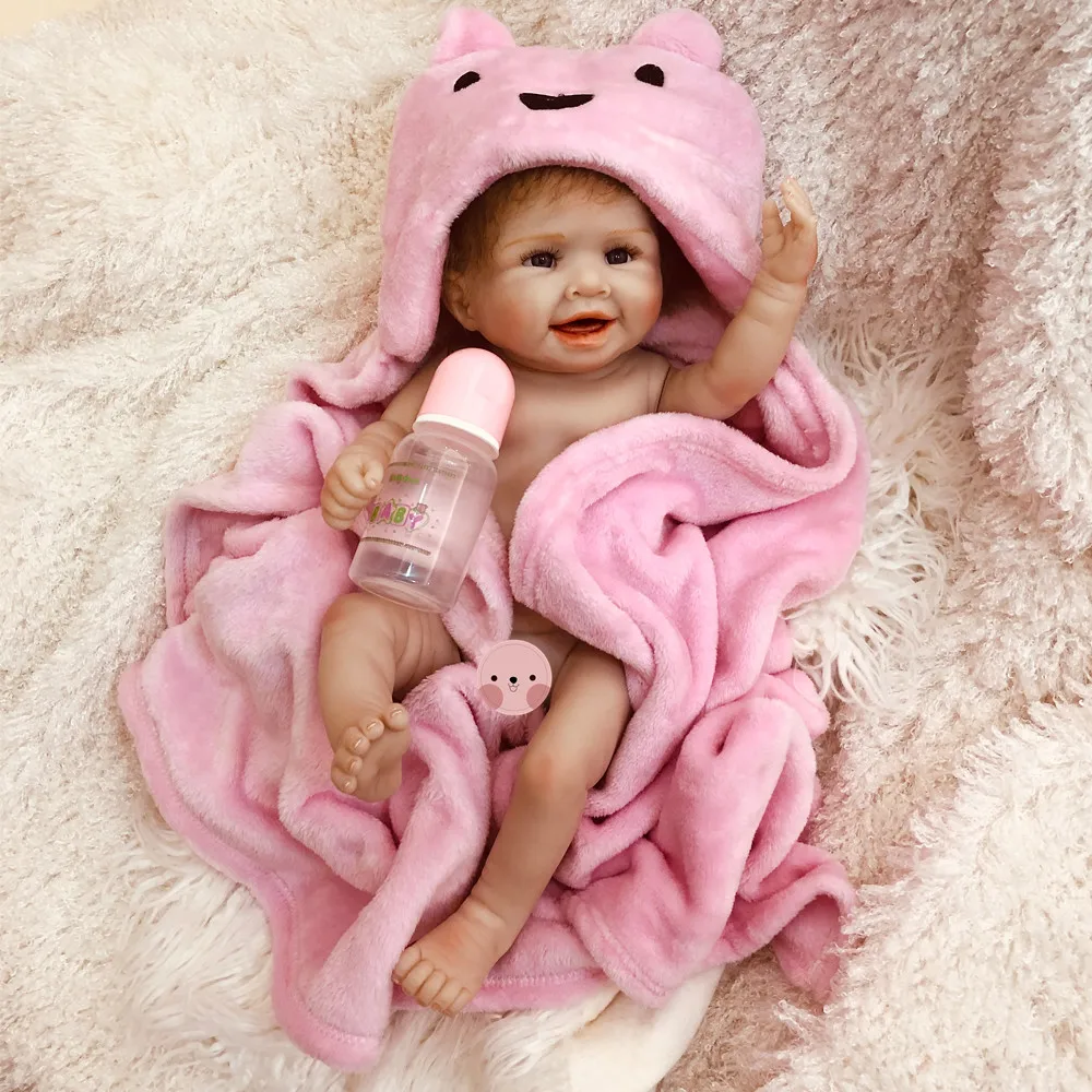 Sudoll 2" Reborn Baby Doll полное виниловое покрытие силиконовая ванна для новорожденных девочек водонепроницаемые Анатомически правильные детские игрушки для малышей в подарок