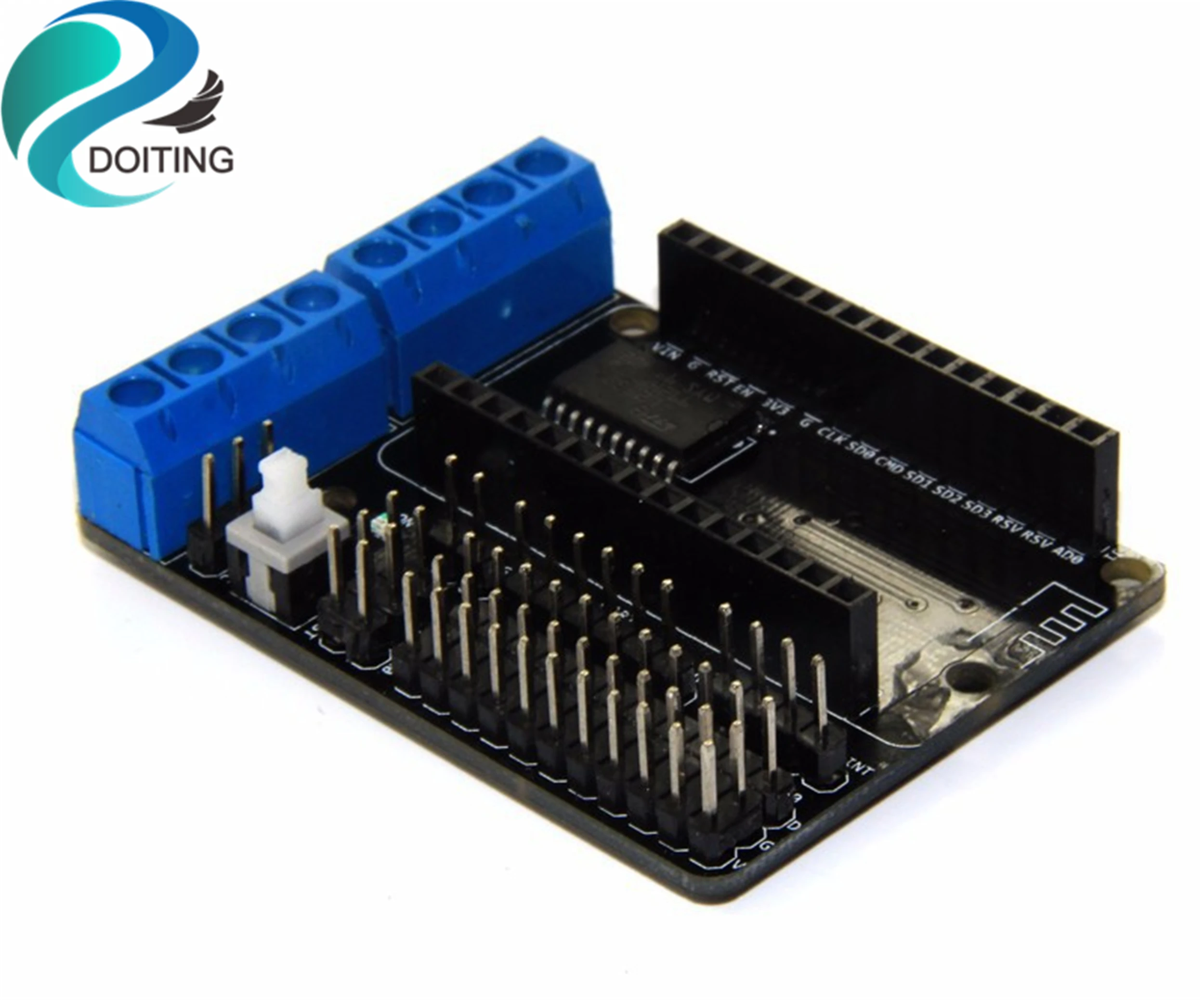 NodeMCU Плата расширения привода двигателя L293D щит панель управления ESP8266 макетная плата для RC робот часть DIY для Arduino