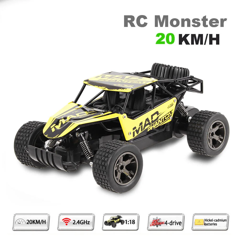 Highspeed Remote Control Car 1:18 20KM/H Speed RC Drift RC Car Radio Controlled Cars Machine 2.4G 2wd off-road buggy Kids Gift