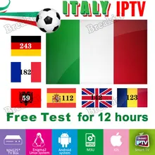 Iptv italia для Смарт ТВ android коробка iptv abbonamento 1 год Италия Deutsch Франция Испания Великобритания Румыния iptv albania iptv m3u italia