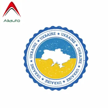 

Aliauto Creative Car Sticker Automobile Ukraine Map Flag Bike Waterproof Sunscreen Anti-UV Reflective Decal Window PVC,11cm*11cm