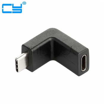 

New Elbow design 10Gbps 90 Degree Right Angled USB 3.1 Type C type-c Male to Female Extension USB-C Adapter angle Connector
