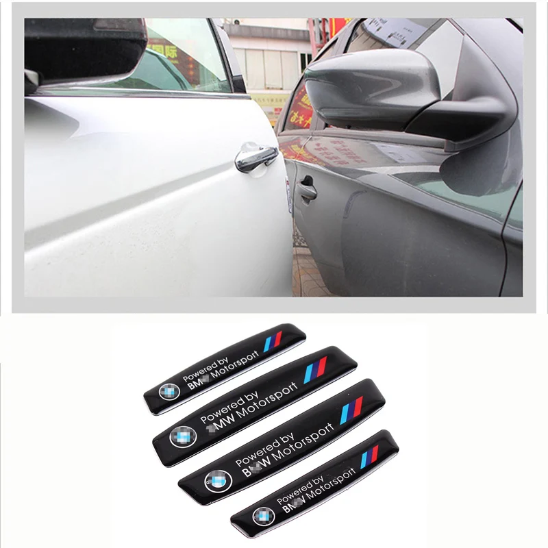 

4Pcs Car Door Guards Bumper Stickers Anti-Rub Strip Protector For Bmw e46 e90 e60 e39 f30 e36 f10 f20 e87 e92 e30 Car styling