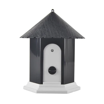 

House Style Outdoor Ultrasonic Anti Pet Dog Bark Control Bark Stop Repeller Controller Birdhouse Sonic Dog Training Device