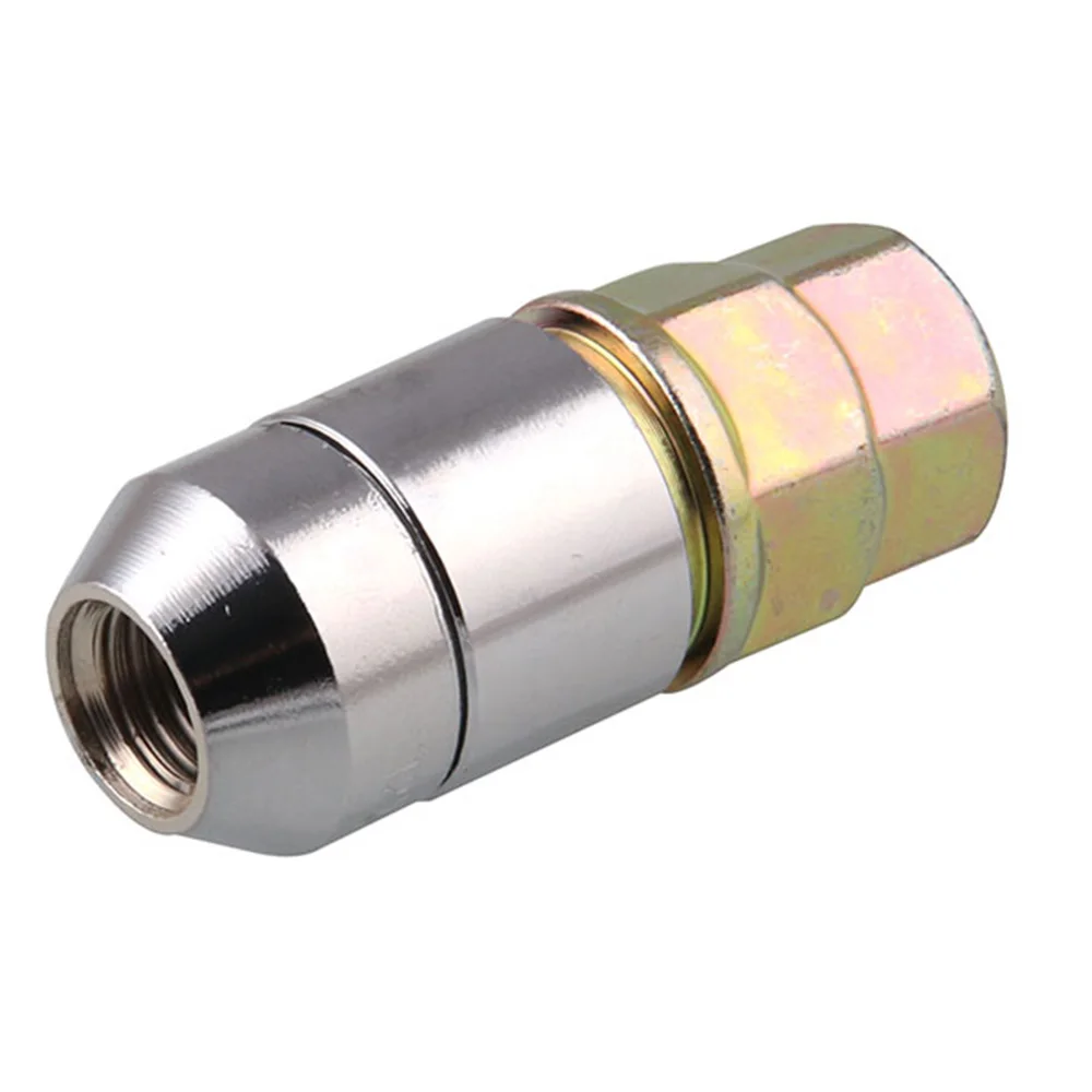 M12x1.5 стальной блокиратор колес рифлёная гайка хромированная запирающая 4+ 1 для Honda Acura Противоугонная Защитная гайка для колес/дисков
