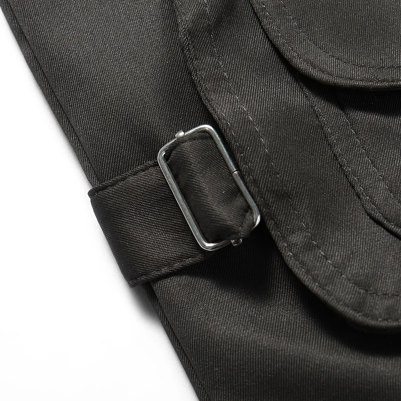 Жилет мужской с множеством карманов на пуговицах модная безрукавка для работы