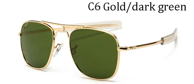 Men Designer Sun Glasses Vintage Aviation Ao Sunglasses For 