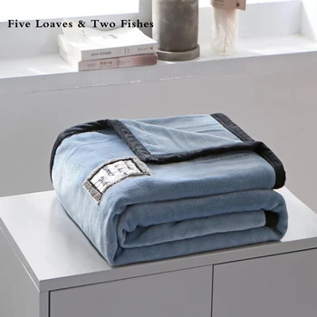 

Christmas throw blanket bedding warm flannel blanket 100X150CM new year lamb velvet winter blanket Winter quilt knit sofa throws