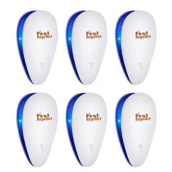 

6 Pcs Mosquito Dispeller Creative Mouse Expeller Ultrasonic Pest Repeller Mosquito Dispeller for Home