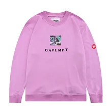 Cav Empt Oversized Pullover Harajuku Embroidered Cotton Men Women 1:1 High Quality C.E CAVEMPT Casual Crew Neck Sweatshirt