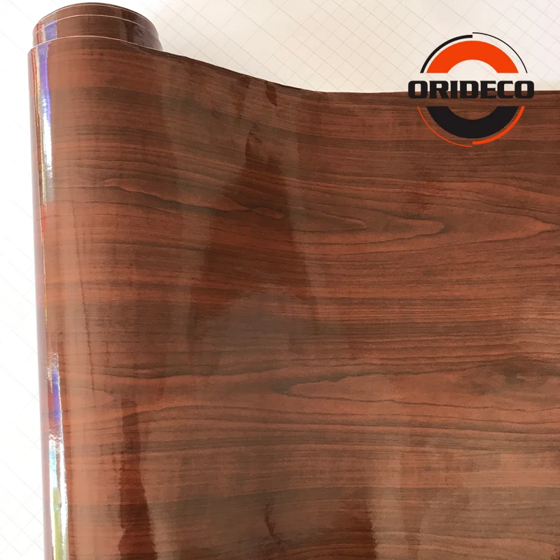 wooden grain vinyl sticker for car home decoration 2