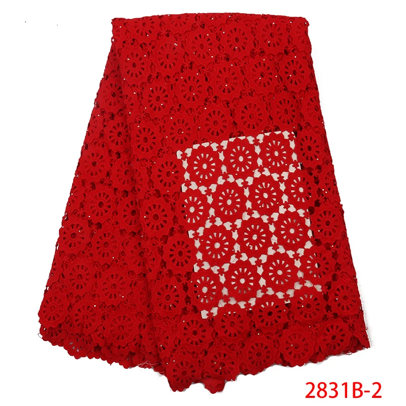Высококачественное Африканское сухое кружево французские кружева ткани нигерийский гипюр и шнур кружевной ткани с камнями KS2831B-1
