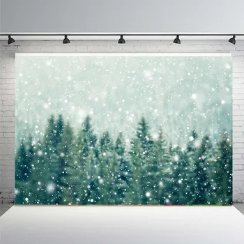 

Christmas Photo Background Christmas Tree Snowflake on Gray Background Photography of Santa's Sleigh on Background Photo