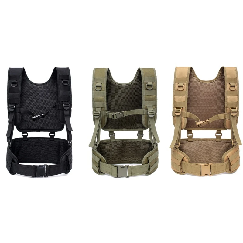 

1000D Nylon Military Tactical Vest Molle Combat Assault Plate Carrier Vest Camouflage Outdoor Hunting Belt Accessory
