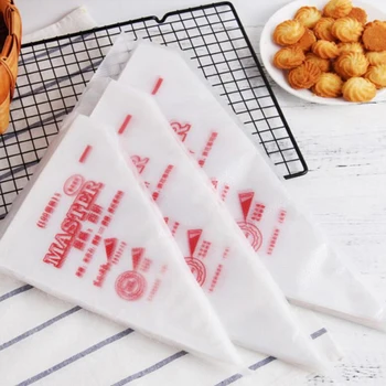 

20pcs Food Grade Plastic Icing Piping Bags Pastry Fondant Cake Decorating