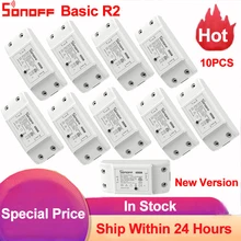 

NEW ML1 Sonoff Basic R2 Smart Home Wifi Switch Wireless Remote Control Light Timer Switch DIY Modules via Ewelink APP Work with