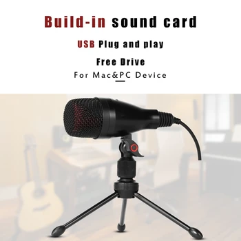

MovingMic USB Microphone for laptop and Computers for Recording Streaming Twitch Voice overs Podcasting for Youtube Skype Redfir