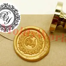 Монограмма Пользовательские Свадебные печати/свадебные приглашения печать/инициалы воск печать/на заказ Свадебная печать