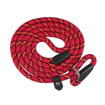 

2 Color Best Soft Dog Training Leash Chew Resistant Nylon Ergonomic Anti Slip Grip Traction Rope Durable Light Weight