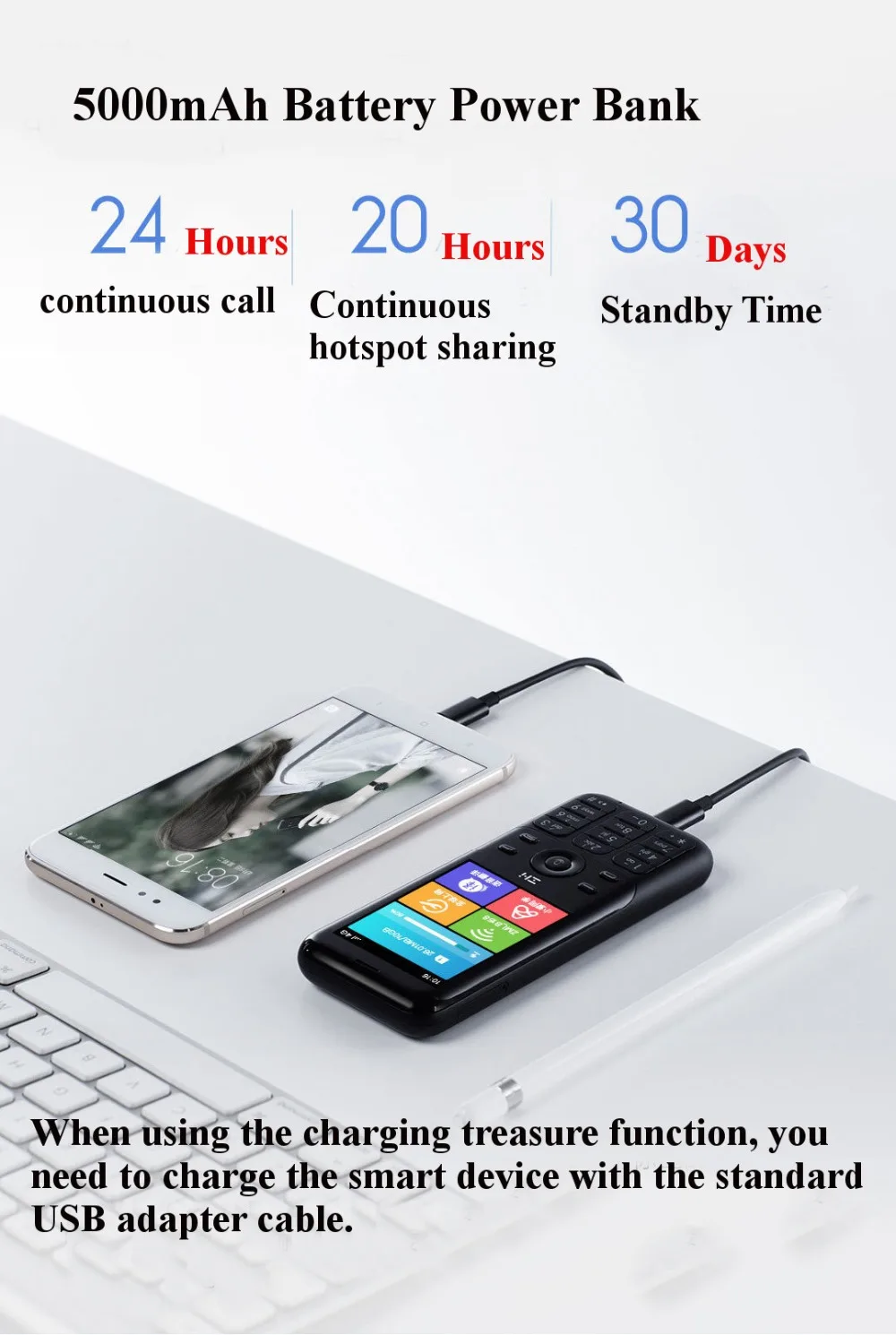 Xiaomi youpin ZMI Z1 4G Network Wifi Multi-user Hotspot Sharing 5000mAh Power Bank Feature (5)