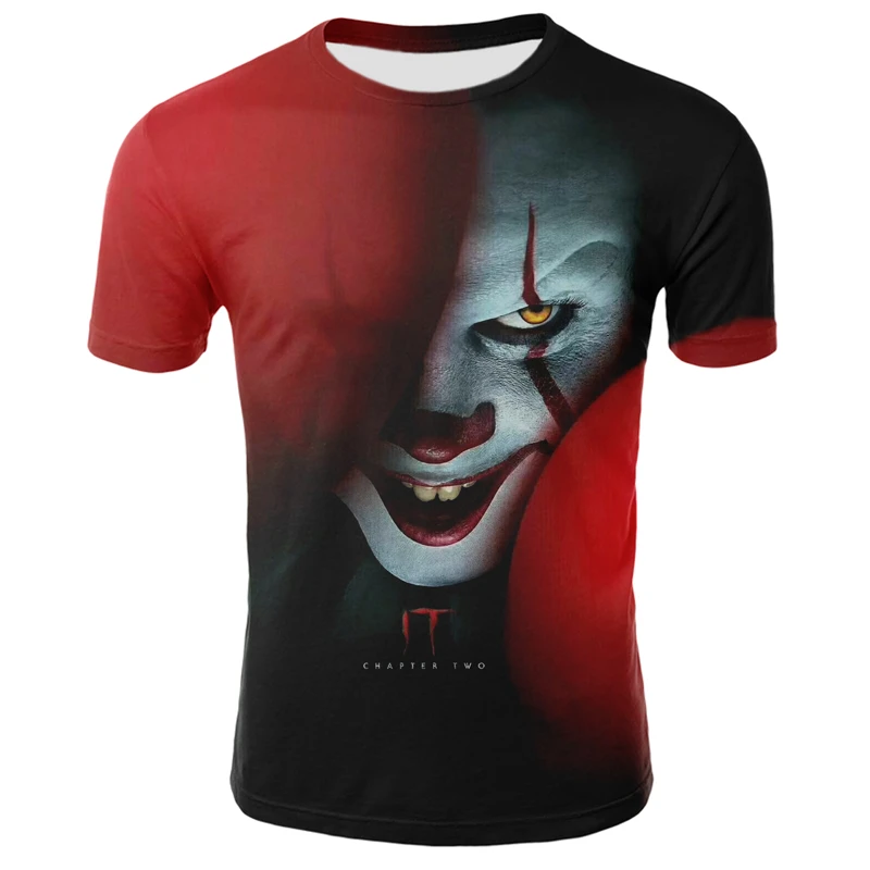 Horror Movie It Chapter 2 3d Printed T Shirts Men And Women Summer It Clown Horror Movie Casual T Shirt Top Short Sleeve T Shirts Aliexpress