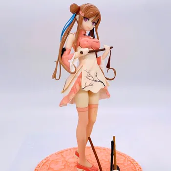 

Anime 26cm Alphamax Skytube STP Tan Plum Blossom Standing Position PVC Action Figure Collectible Toys Model Doll Gift