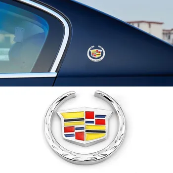 

For Cadillac Escalade Tiburon Deville Seville XT5 XTS CTS BLS SLS DTS SRX Metal Car Side Body Wheat Sticker Emblem Decal Decor