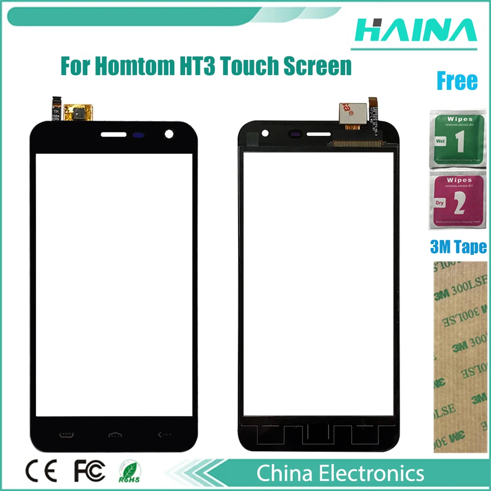 Сенсорный экран 3 м оригинальный дигитайзер для Homtom HT3 PRO сенсорная панель Замена