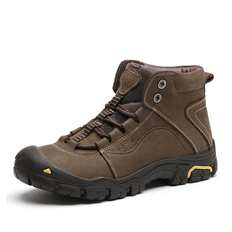 

2020 Spring New Style Men Hight-top Leather Shoes Comfortable Fashion Workwear Outdoor Leather Boot Versatile Martin Boots