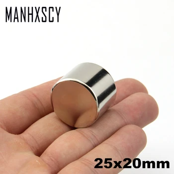 

10pcs Neodymium N35 Dia 25mm X 20mm Strong Magnets Tiny Disc NdFeB Rare Earth For Crafts Models Fridge Sticking magnet 25x20mm