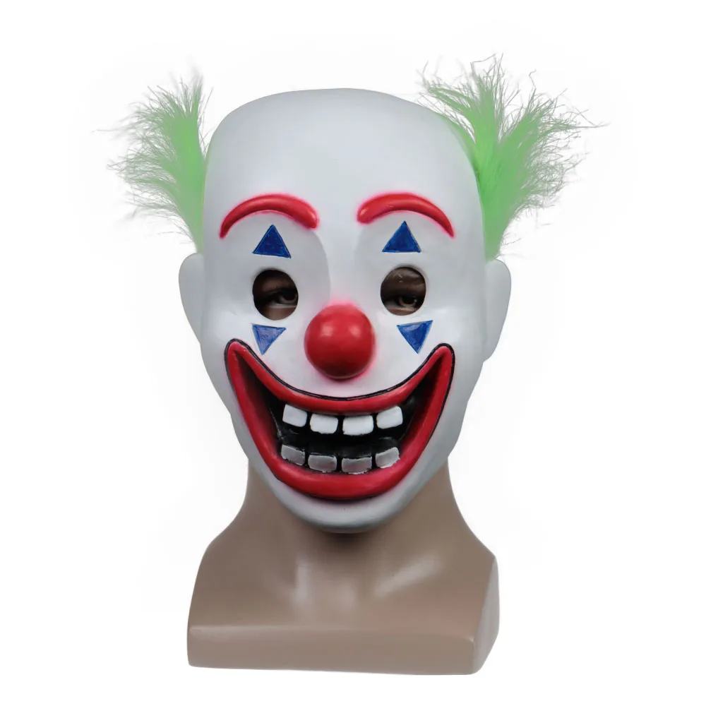 

2019 Stephen King It Chapter Two 2 Joker Arthur Fleck Mask Latex Scary Horror Cosplay Masks Clown Halloween Party Costume Props