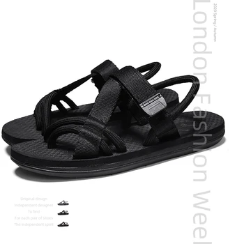 

Men Sandals Gladiators Casual Roman Shoes Outside Breathable Mens Sandals Summer Comfortable Light Sandalias Hombre Plus Size 45