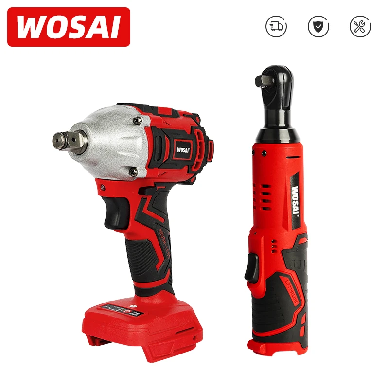 

WOSAI 20V Electric Wrench Lithium Battery Max Torque 280N.m 320N.m Cordless Electrical Impact Wrench Cordless Ratchet Wrench