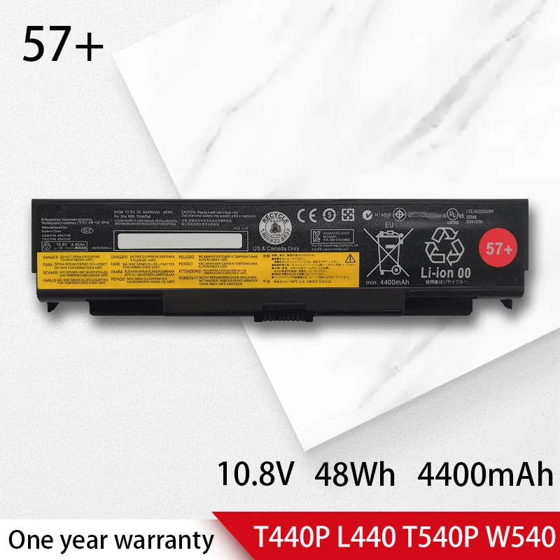 Аккумулятор для ноутбука Lenovo ThinkPad T440P T540P W540 W541 L440 L540 45N1148 45N1159 45N1158 57 + | Компьютеры и