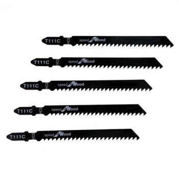 

10 Pieces T111C HCS High Carbon Steel Jigsaw Blades Cutters For Makita Milwaukee Plastic Wood Cutter Saw Blades Set For Woodwork