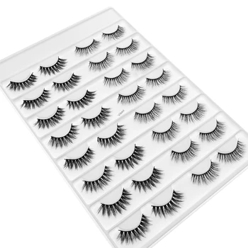 

16 Pairs/set Mixed Styles Lashes Set 3D Soft Natural Mink False Eyelashes Handmade Wispy Fluffy Long Thick Eye Lashes Makeup