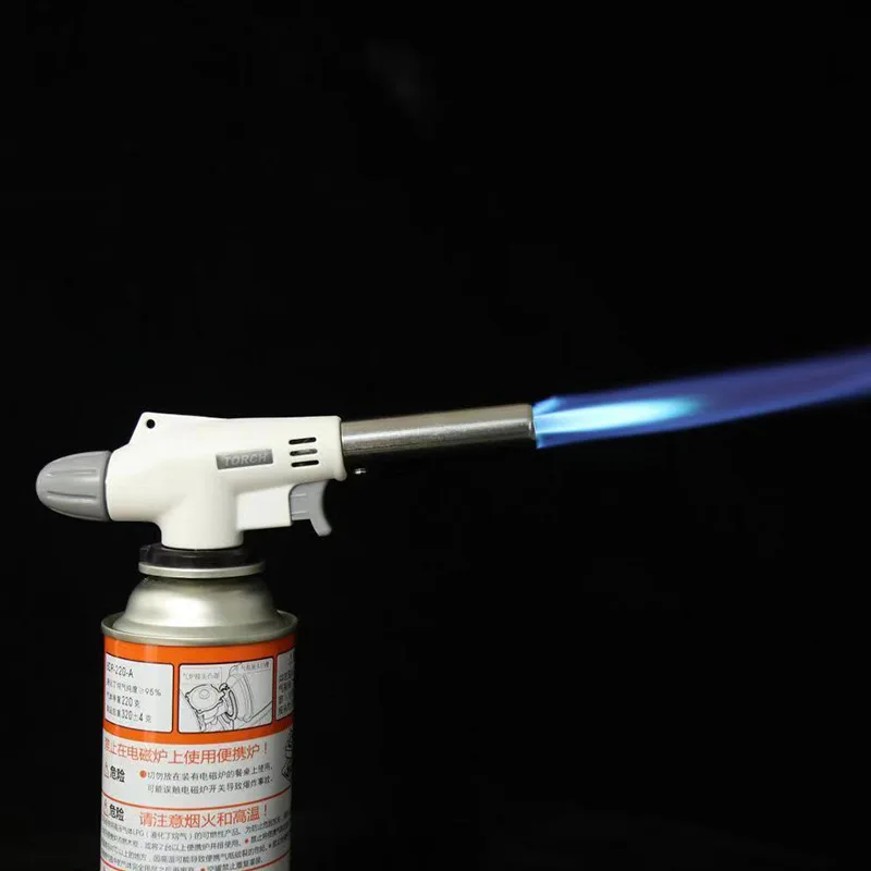 

Spray Gun Butane Lighter 1300C Flame Welding Torch Metal Kitchen Professional Igniter For Welding Baking Cooking Camping Outdoor