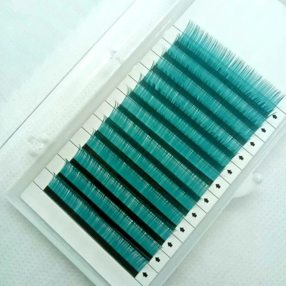 10mm Individual Fiber Dense Color Grafted Natural False Eyelashes Close packed Eyelashes Cluster Eye Lashes Extension 5