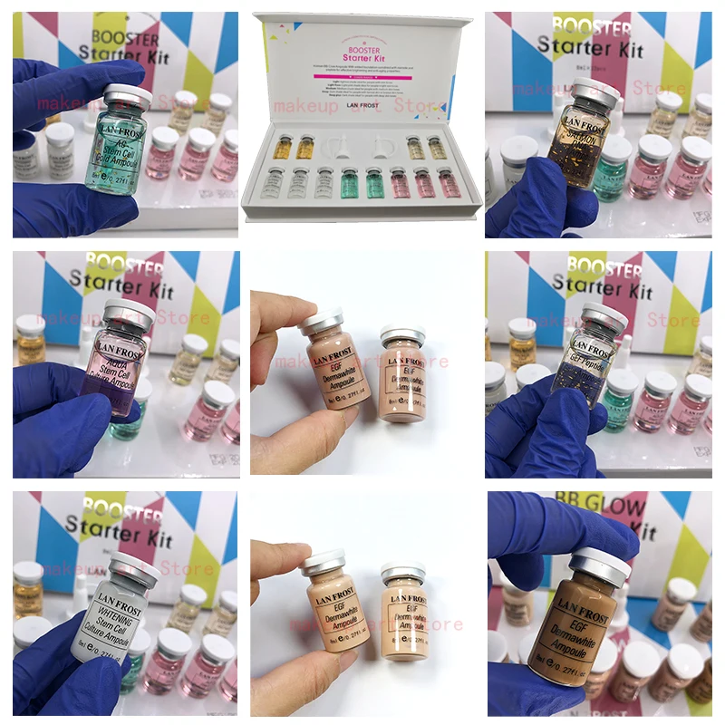 2 шт. корейский BB крем Dermewhite bb сыворотка усилитель стартовый набор с основа Niacinamide