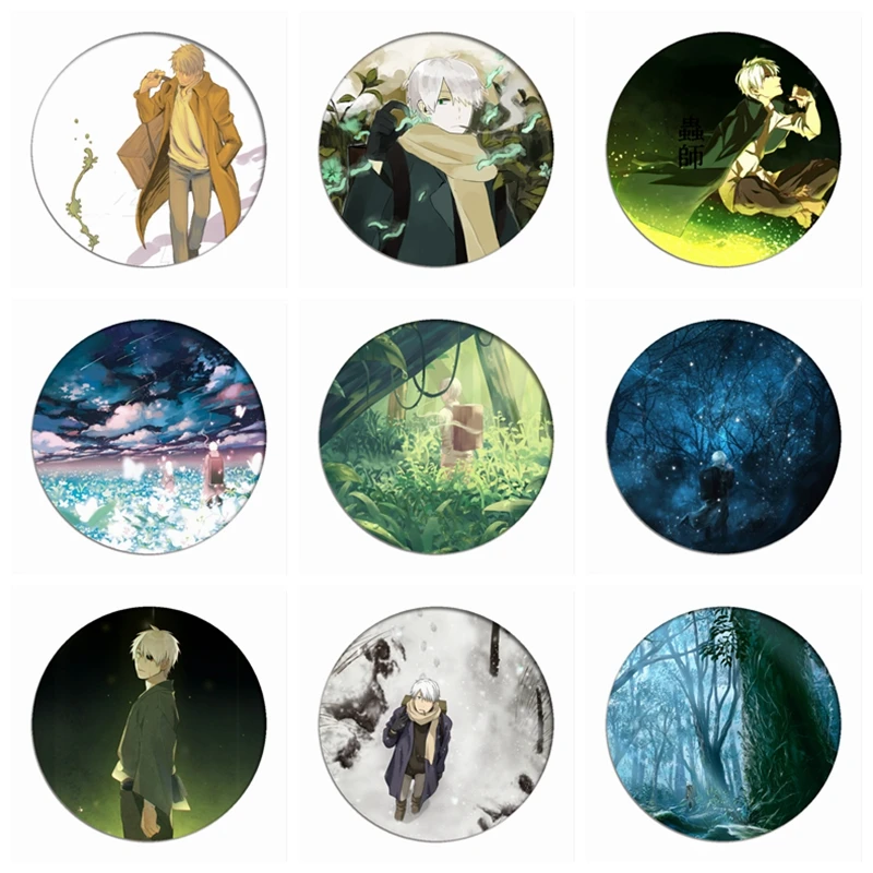 Mushishi Zoku Shou Значки для косплея Гинко брошь значок Коллекция Сумки нагрудник