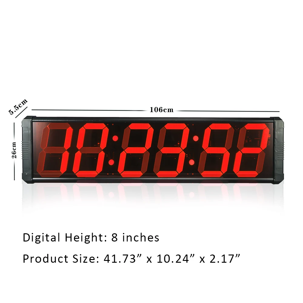 

High Quality Big Digital Wall Clock LED Multifunction Clocks With Modern Design Stopwatch Indoor Race timer Countdown Electronic