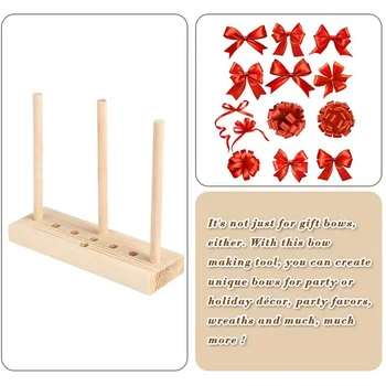 

Bow Maker Wooden Wreath Bowing Making Tool Ribbon Bow Maker Tool For Ribbon Crafts For Party 2021