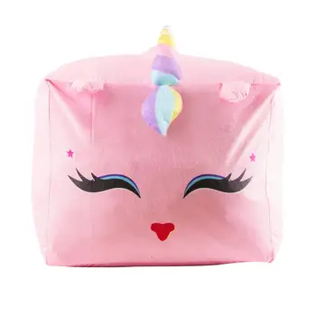 

Creative Unicorn Animal Storage Bean Bag Chair Storage Stuffed Portable Kids Clothes Toy Storage Bags