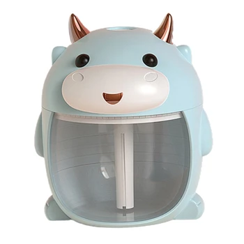 

USB Cute Pet Cow Night Light Humidifier Mini Air Humidifier Romantic Soft Light USB Diffuser Car Mist Maker