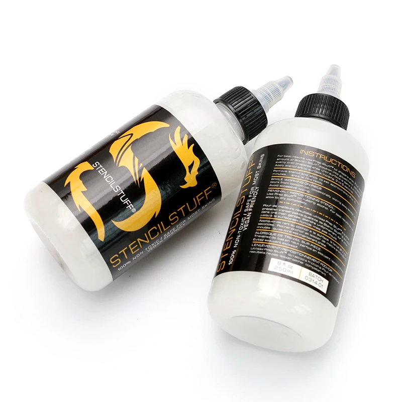 

tattoo ink Transfer oil /Transfer gel 250 ml permanent pigment attoo Stencil Transfer Formula | 8oz
