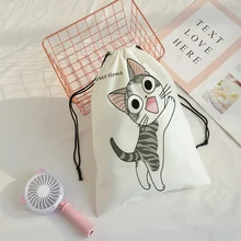 Crowsdale, женский геометрический рюкзак, чашка в виде кошки, печать, мягкая задняя крышка, Женский скоростной карман, mochila, сумка на шнурке, Рождественская сумка, 32 см x 40 см